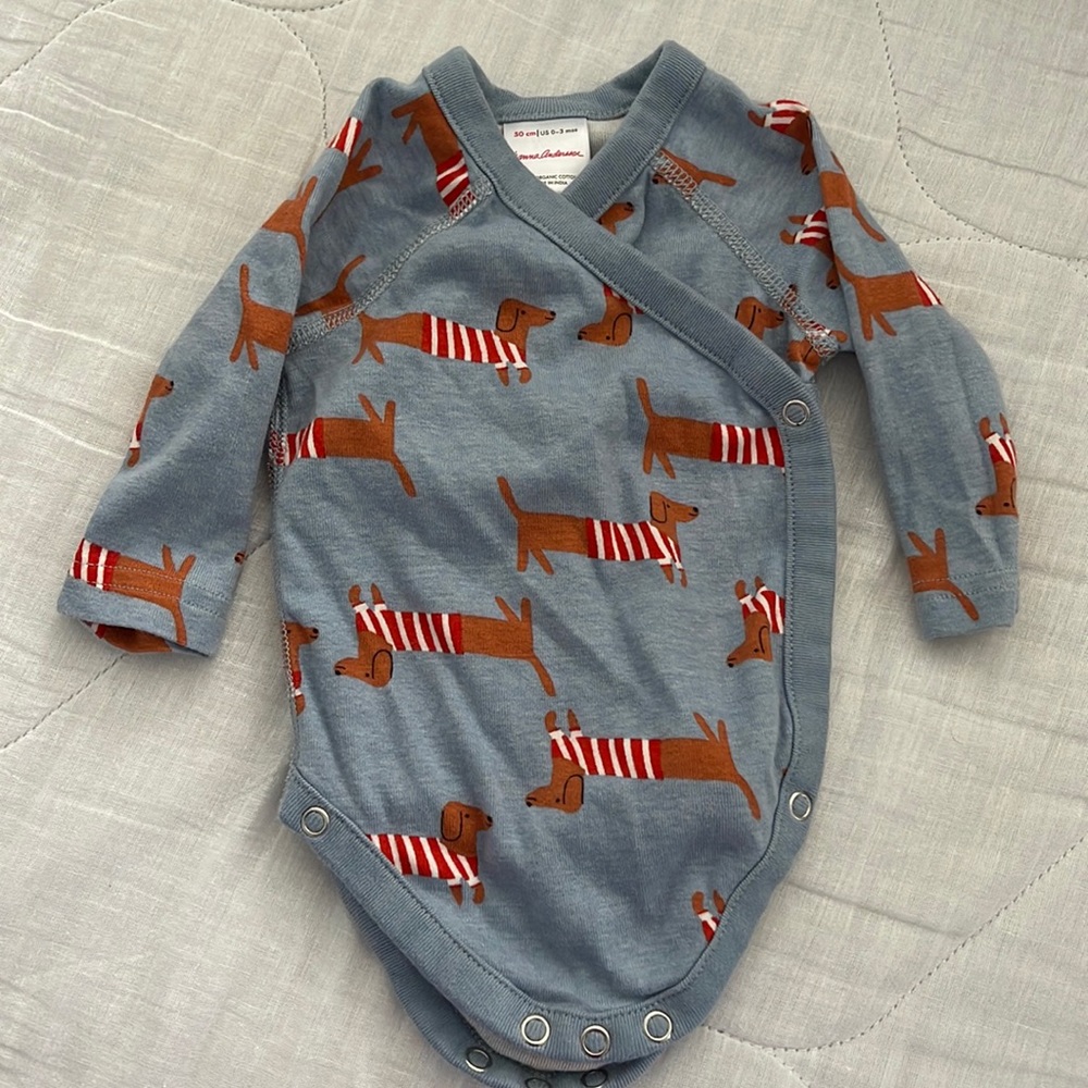 Hanna Andersson side snap bodysuit